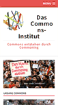 Mobile Screenshot of commons-institut.org